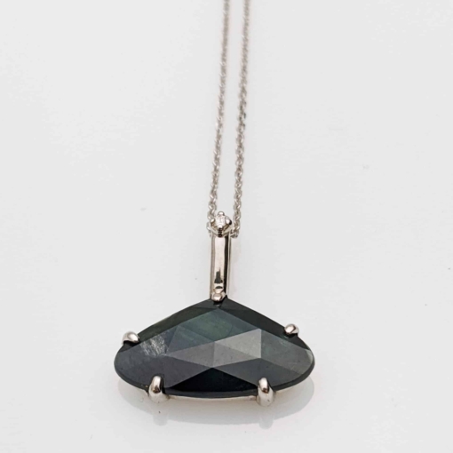 N227 - Large Green Sapphire Pendant