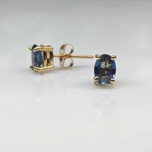 E707 - Blue Sapphire Stud Earings